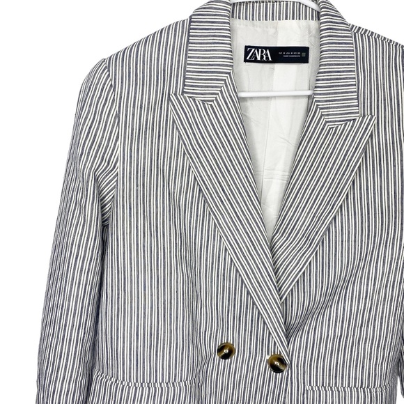 Zara striped blazer NWOT medium - Picture 6 of 6